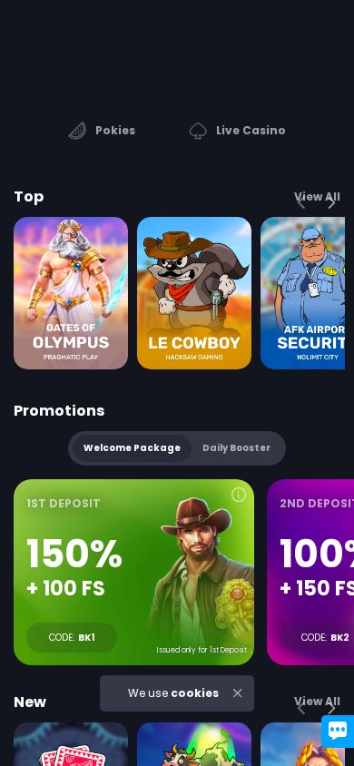 BitKingz homepage (mobile)